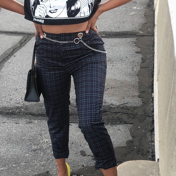 Plaid chain pants - Picture 2 of 4